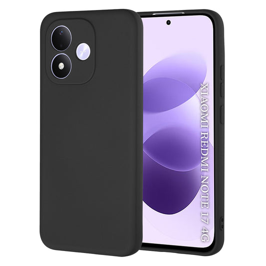 Husa pentru Xiaomi Redmi Note 17 4G / Note 17 5G, Techsuit, SoftFlex, Neagra