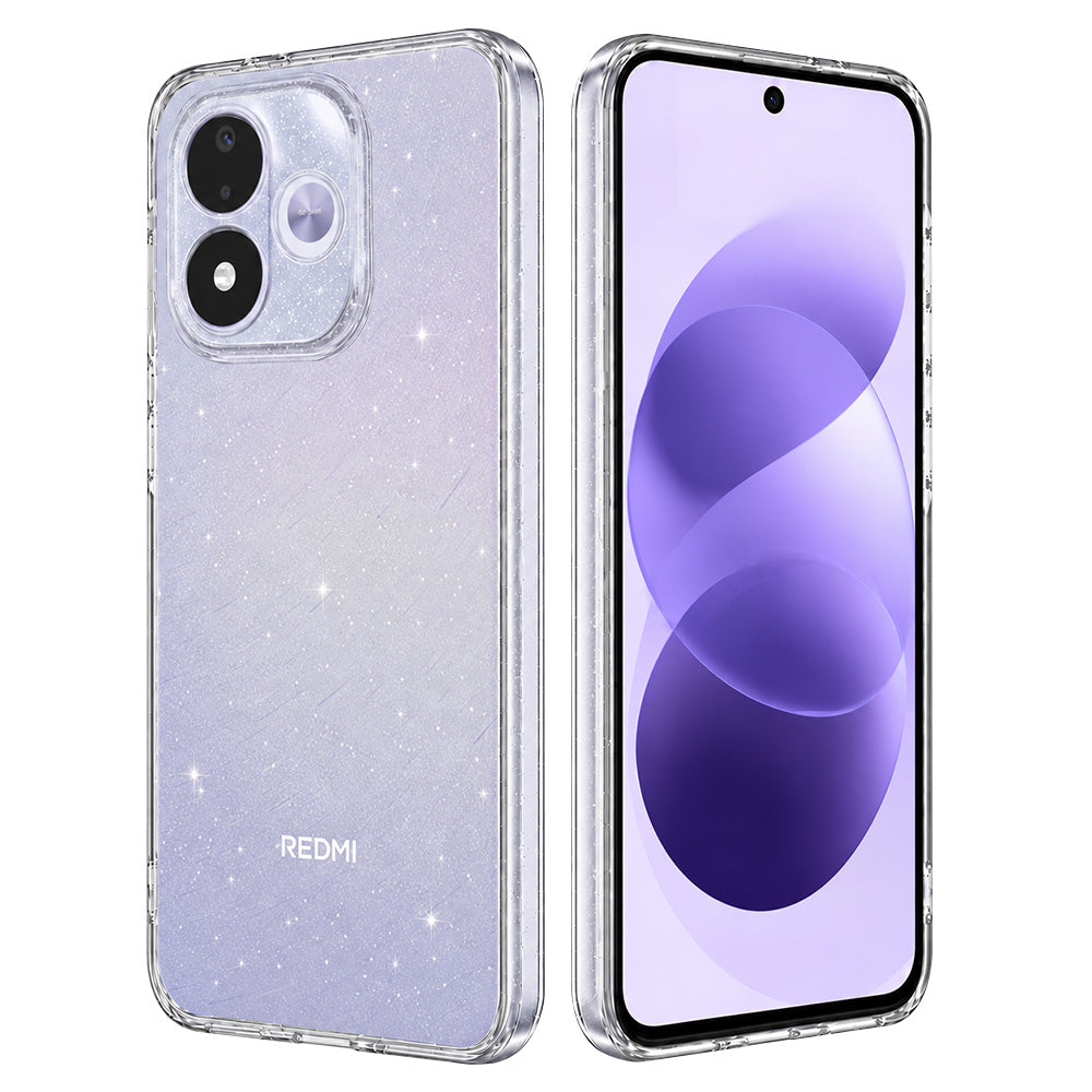 Husa pentru Xiaomi Redmi Note 17 4G / Note 17 5G, Techsuit, SparkleSkin, Transparenta