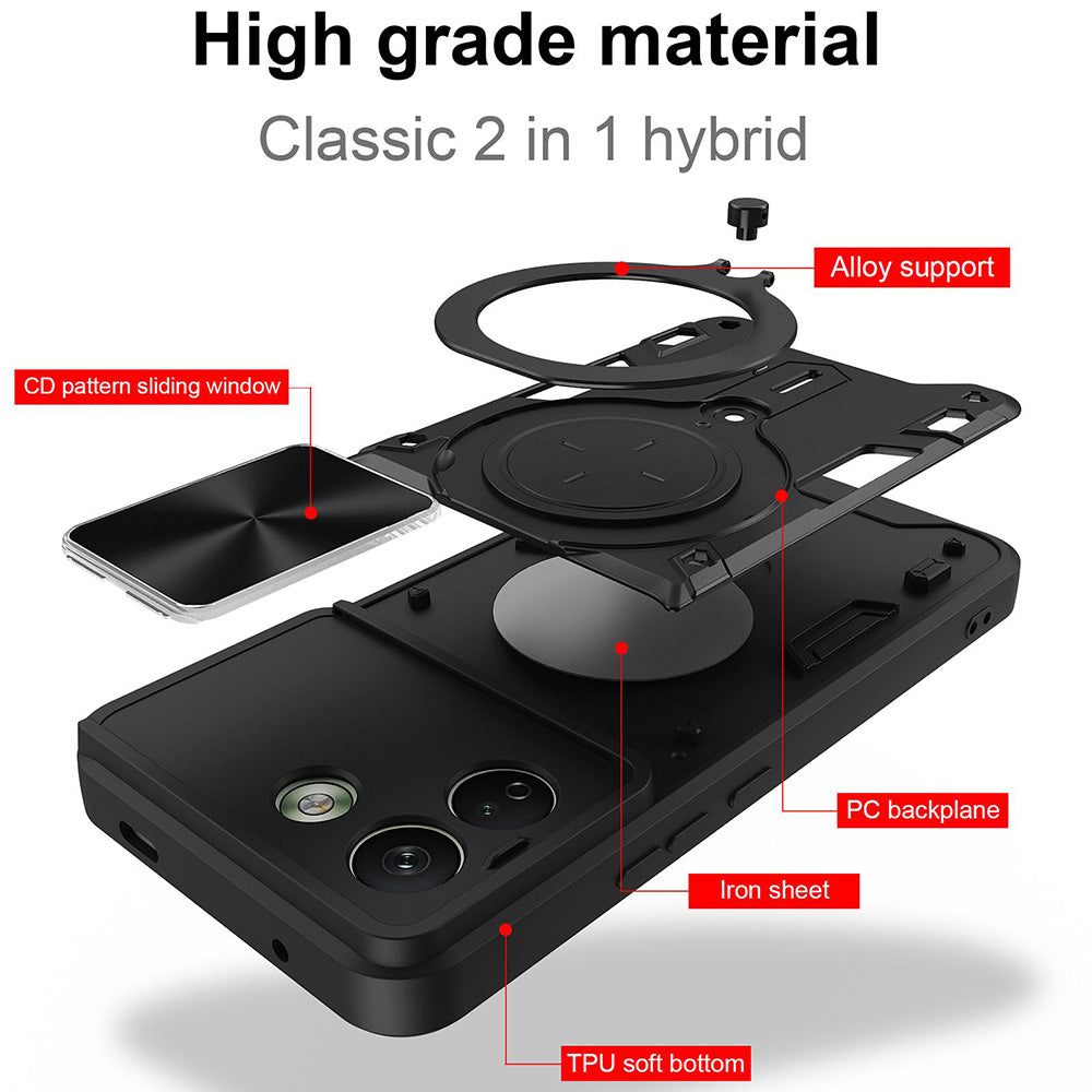 Husa pentru Xiaomi Redmi Note 17 Pro Max, Techsuit, CamGuard Pro, Roz Aurie