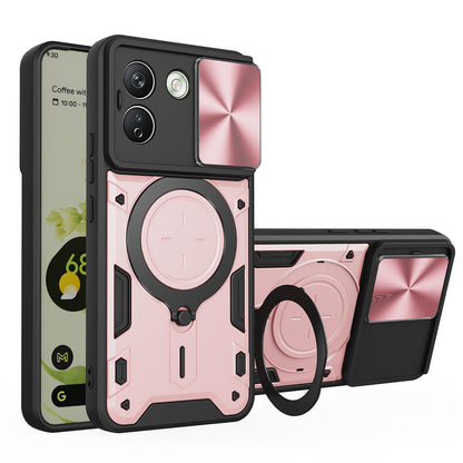 Husa pentru Xiaomi Redmi Note 17 Pro Max, Techsuit, CamGuard Pro, Roz Aurie