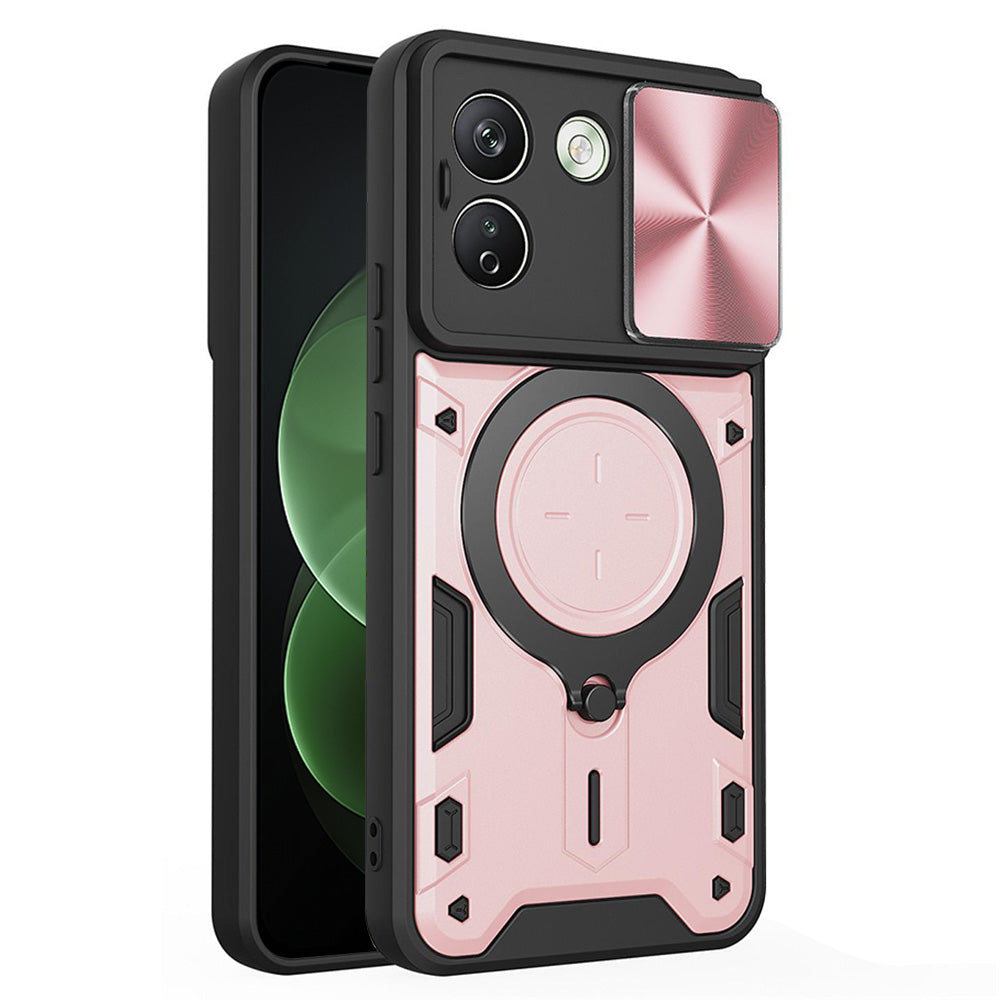 Husa pentru Xiaomi Redmi Note 17 Pro Max, Techsuit, CamGuard Pro, Roz Aurie