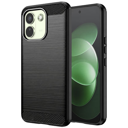 Husa pentru Xiaomi Redmi Note 17 Pro Max, Techsuit, Carbon, Neagra