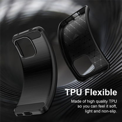 Husa pentru Xiaomi Redmi Note 17 Pro Max, Techsuit, Carbon, Neagra
