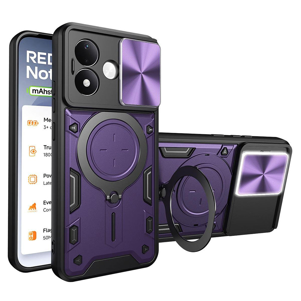 Husa pentru Xiaomi Redmi Note 17 Pro, Techsuit, CamGuard Pro, Mov