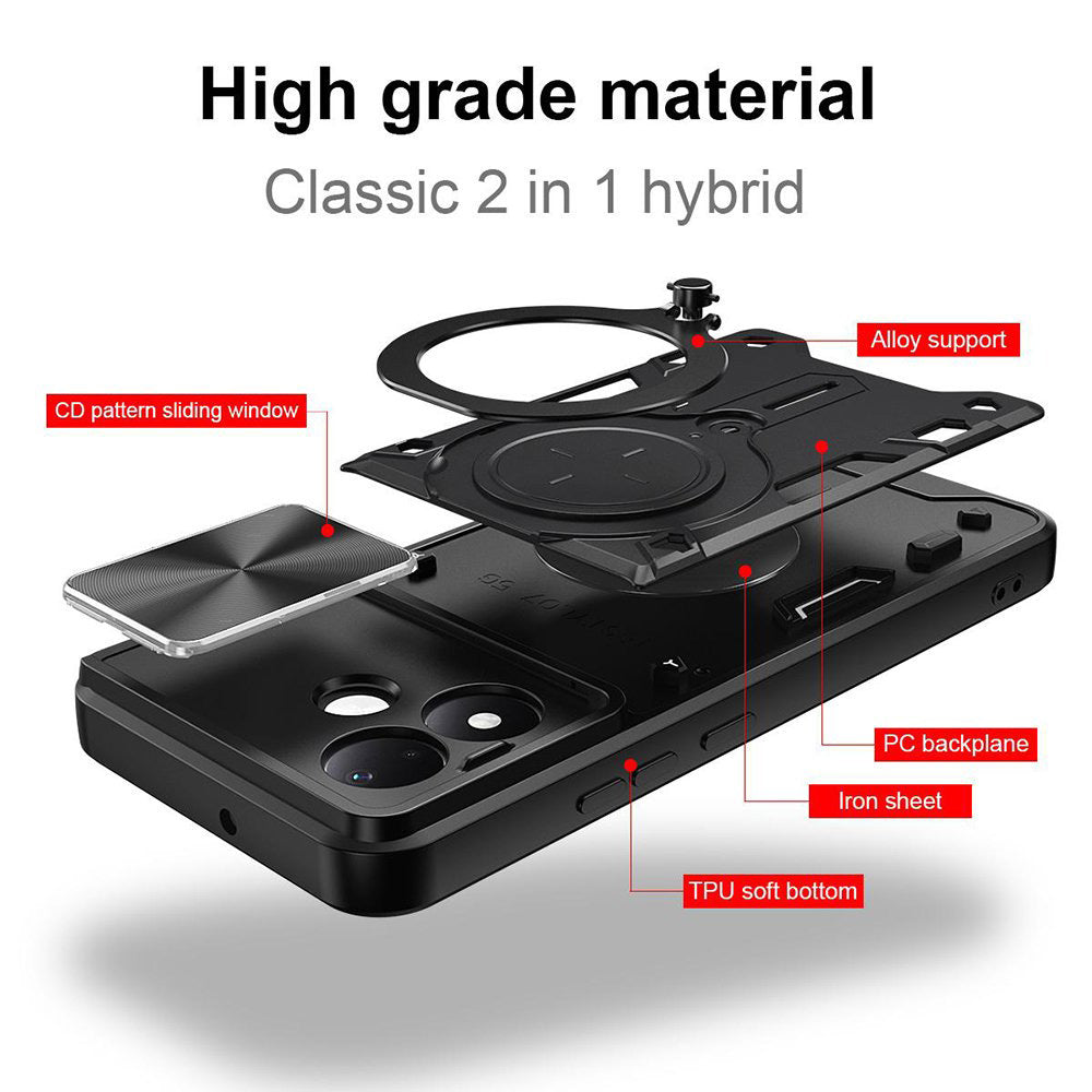 Husa pentru Xiaomi Redmi Note 17 Pro, Techsuit, CamGuard Pro, Mov