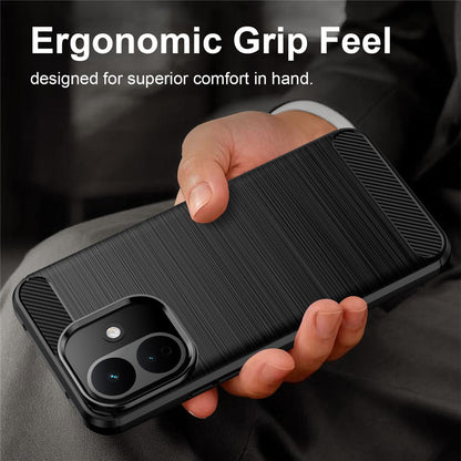 Husa pentru Xiaomi Redmi Note 17 Pro, Techsuit, Carbon, Neagra