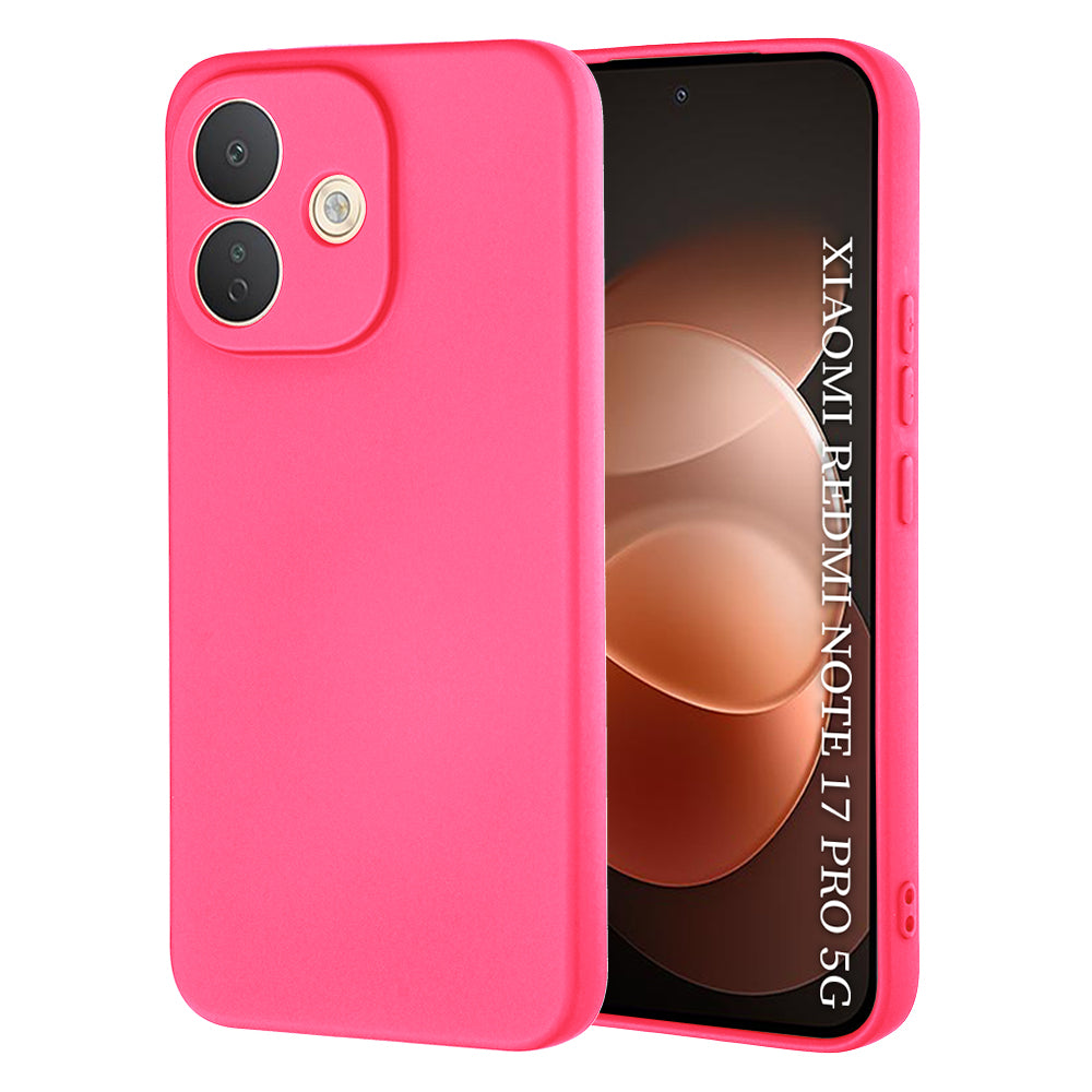 Husa pentru Xiaomi Redmi Note 17 Pro, Techsuit, SoftFlex, Roz Inchis