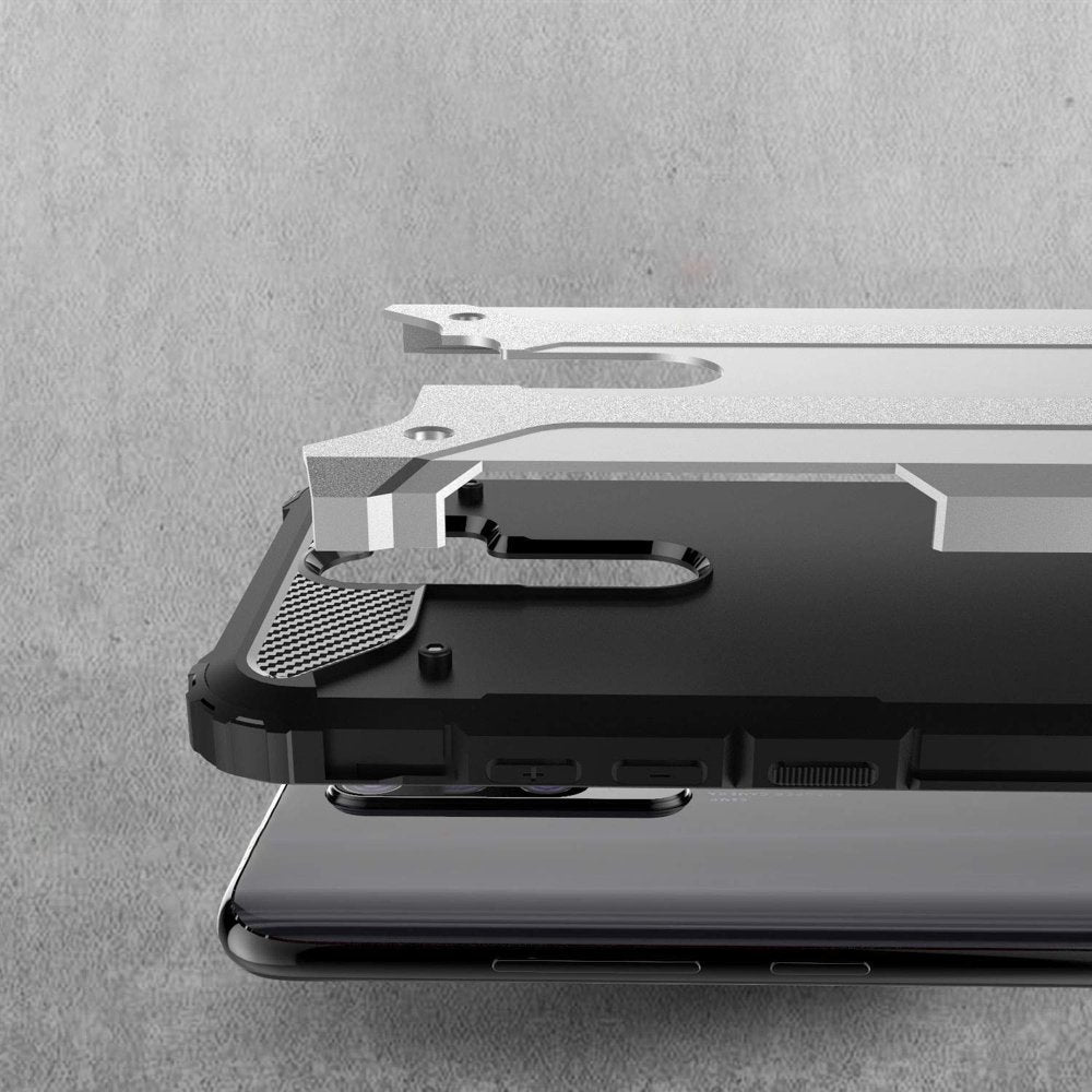 Husa pentru Xiaomi Redmi Note 8 Pro, Techsuit, Hybrid Armor, Neagra