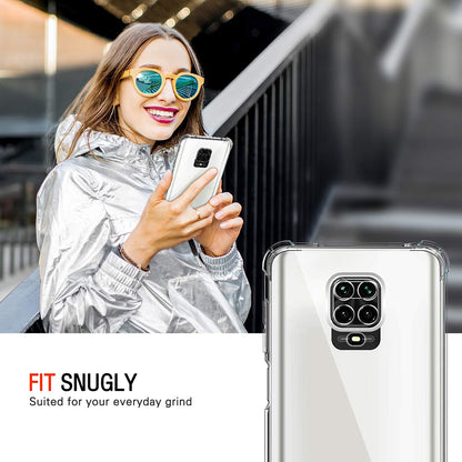 Husa pentru Xiaomi Redmi Note 9S / Note 9 Pro / Note 9 Pro Max, Techsuit, Shockproof Clear, Transparenta