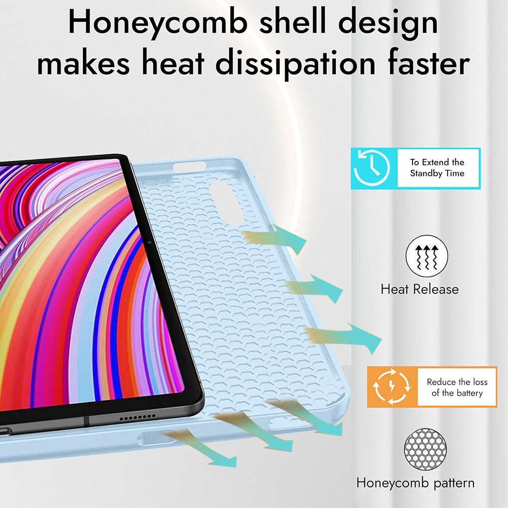 Husa pentru Xiaomi Redmi Pad 2 Pro, Techsuit, Flex Trifold, Neagra