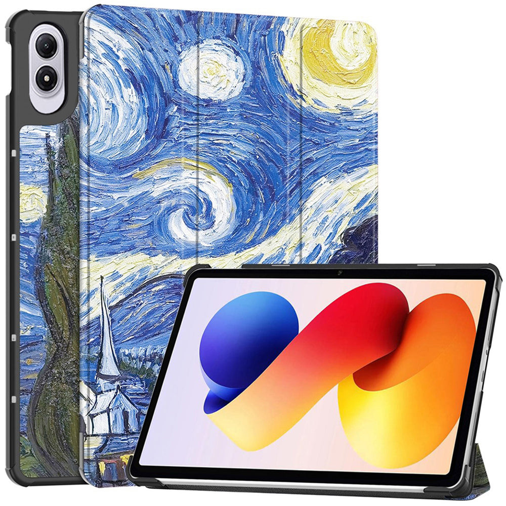 Husa pentru Xiaomi Redmi Pad 2 Pro, Techsuit, FoldPro Starry Night, Multicolor