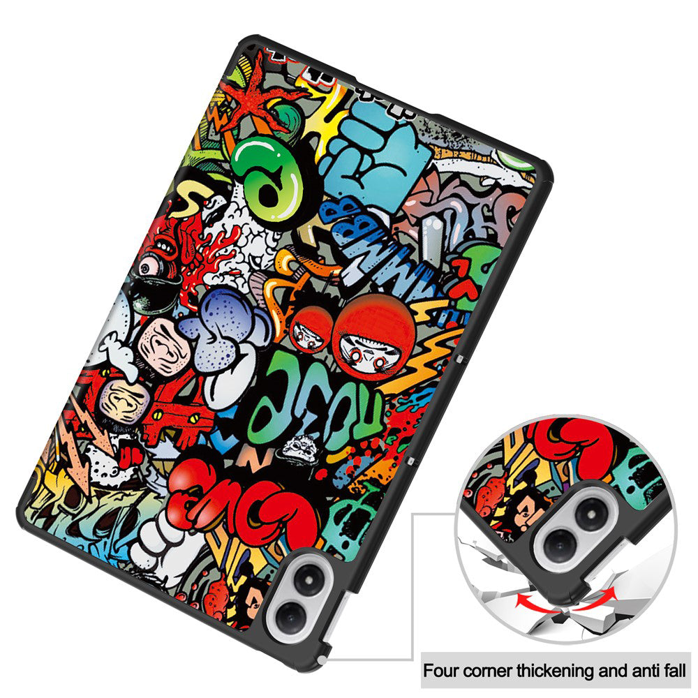 Husa pentru Xiaomi Redmi Pad 2 Pro, Techsuit, FoldPro Urban Vibe, Multicolor