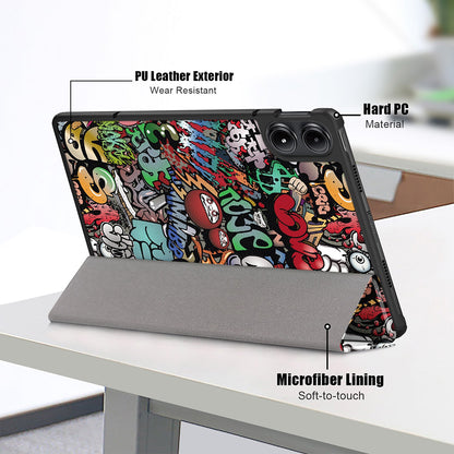 Husa pentru Xiaomi Redmi Pad Pro / Pad / Pad Pro 5G, Techsuit, FoldPro Urban Vibe, Multicolor