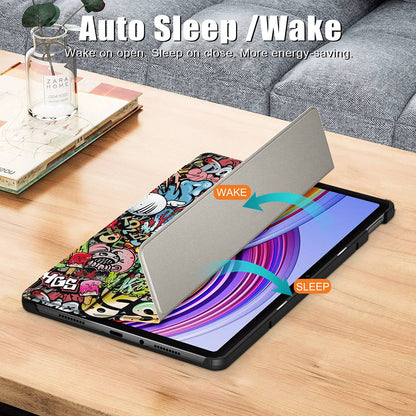 Husa pentru Xiaomi Redmi Pad Pro / Pad / Pad Pro 5G, Techsuit, FoldPro Urban Vibe, Multicolor