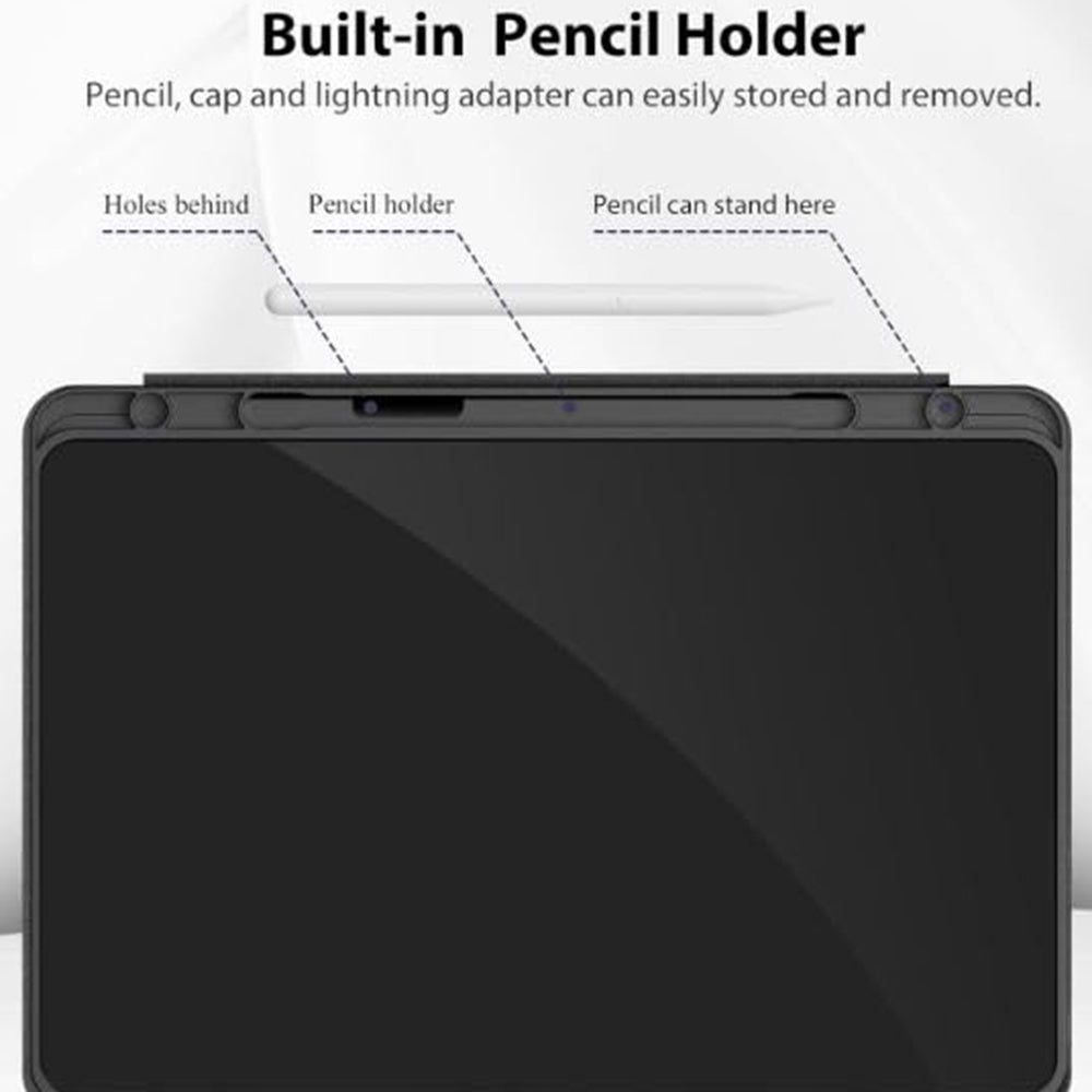 Husa pentru Xiaomi Redmi Pad SE 8.7, Techsuit, Flex Trifold, Neagra