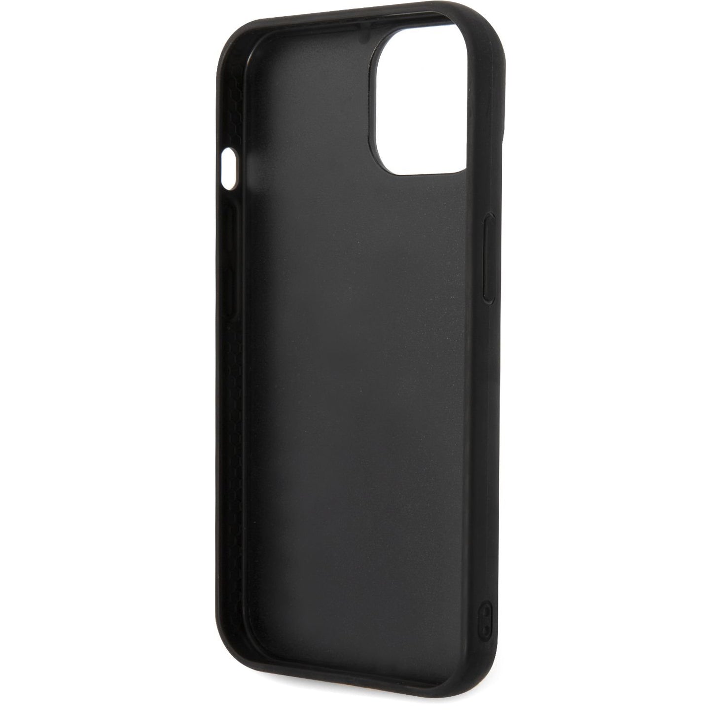 Husa pentru Apple iPhone 14 Plus, Karl Lagerfeld, Quilted Puffy Metal Logo, Neagra