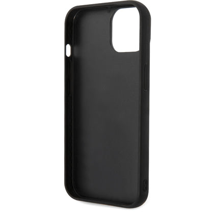 Husa pentru Apple iPhone 14 Plus, Karl Lagerfeld, Quilted Puffy Metal Logo, Neagra
