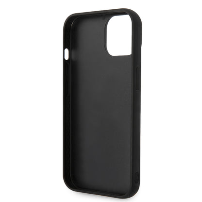 Husa pentru Apple iPhone 14 Plus, Karl Lagerfeld, Quilted Puffy Metal Logo, Neagra