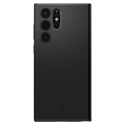 Husa pentru Samsung Galaxy S22 Ultra 5G S908, Spigen, Thin Fit, Neagra ACS03911