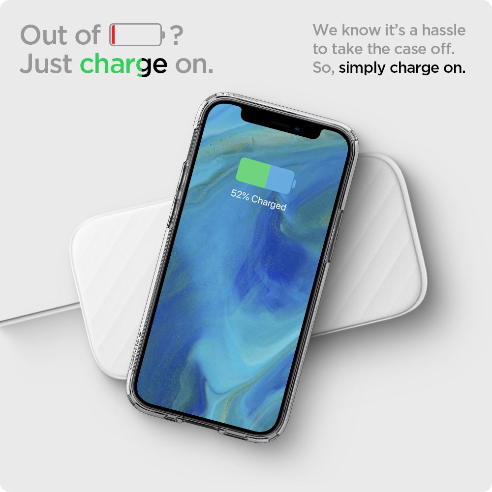 Husa pentru Apple iPhone 12 / 12 Pro, Spigen, Ultra Hybrid, Transparenta ACS01702