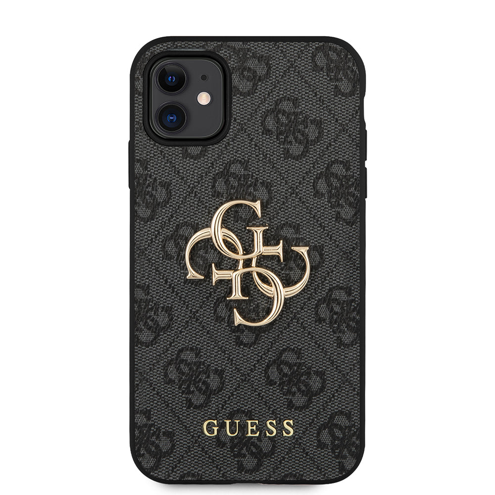Husa pentru Apple iPhone 11, Guess, 4G Metal Logo, Gri