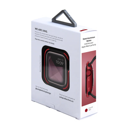 Husa UNIQ Valencia pentru Apple Watch 40mm Series, Rosie