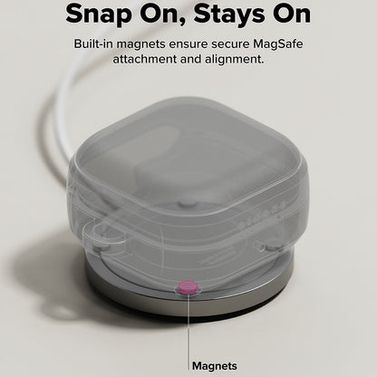 Husa Ringke Onyx Magnetic pentru Samsung Galaxy Buds4 Pro, Gri