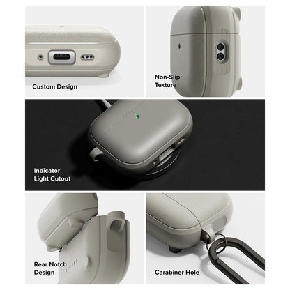 Husa Ringke Onyx pentru Apple AirPods 3, Gri
