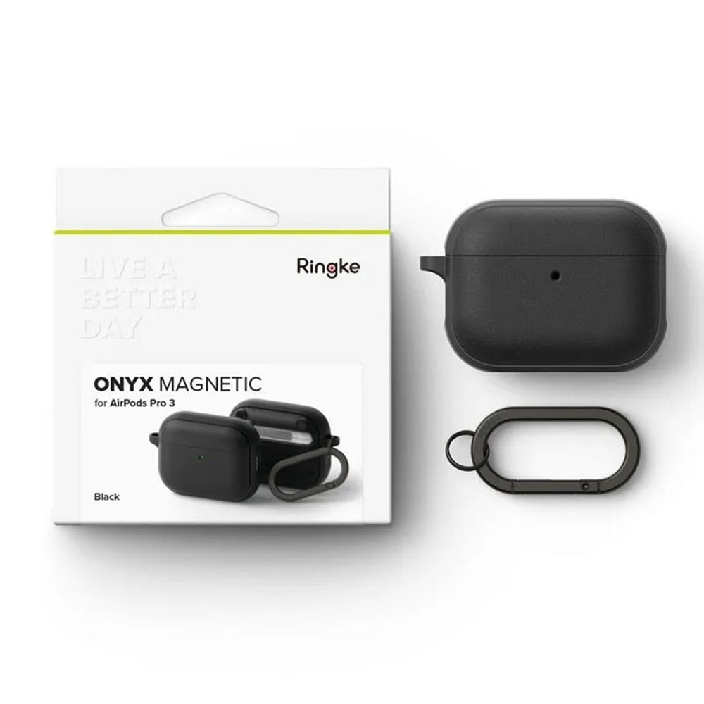 Husa Ringke Onyx pentru Apple AirPods 3, Neagra