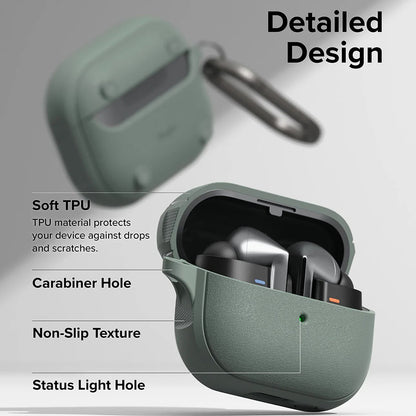 Husa Ringke Onyx Magnetic pentru Samsung Galaxy Buds3 FE / Buds3 Pro / Buds3, Verde