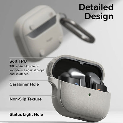 Husa Ringke Onyx Magnetic pentru Samsung Galaxy Buds3 FE / Buds3 Pro / Buds3, Gri