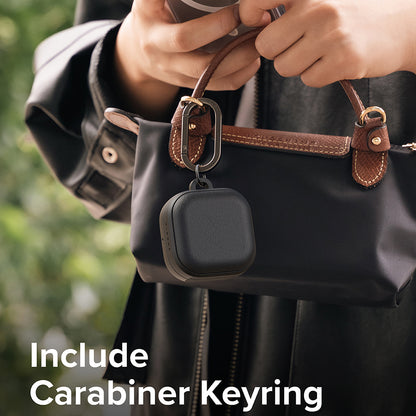 Husa Ringke Onyx Magnetic pentru Samsung Galaxy Buds4 / Buds4 Pro, Neagra