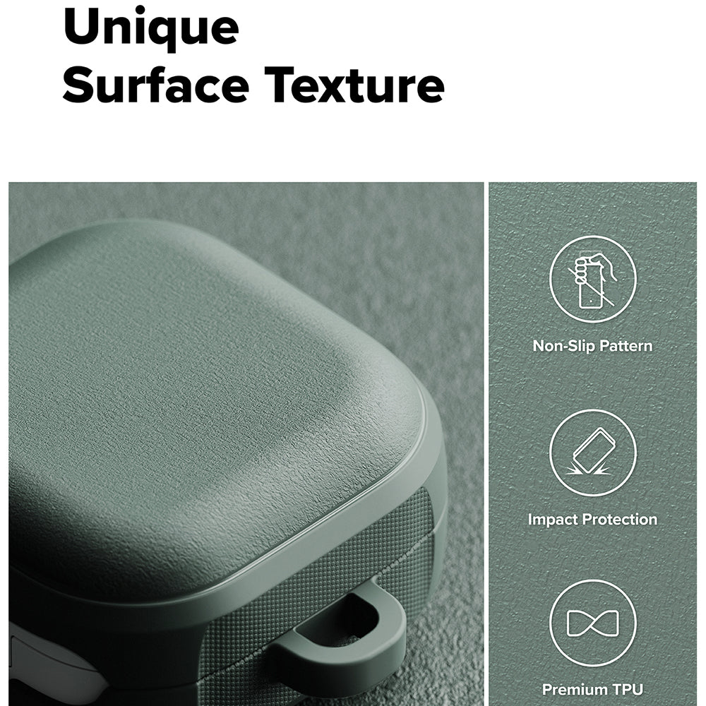 Husa Ringke Onyx Magnetic pentru Samsung Galaxy Buds4 / Buds4 Pro, Verde