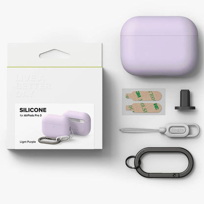 Husa Ringke pentru Apple AirPods 3, Mov Deschis