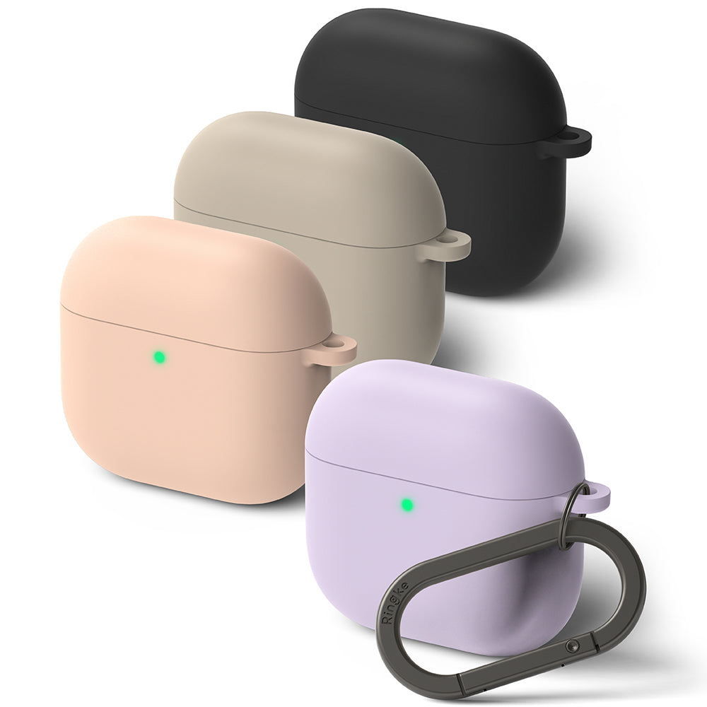 Husa Ringke pentru Apple AirPods 4, Neagra