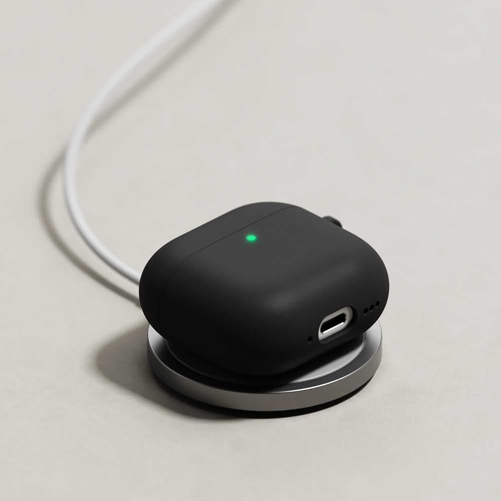 Husa Ringke pentru Apple AirPods 4, Neagra