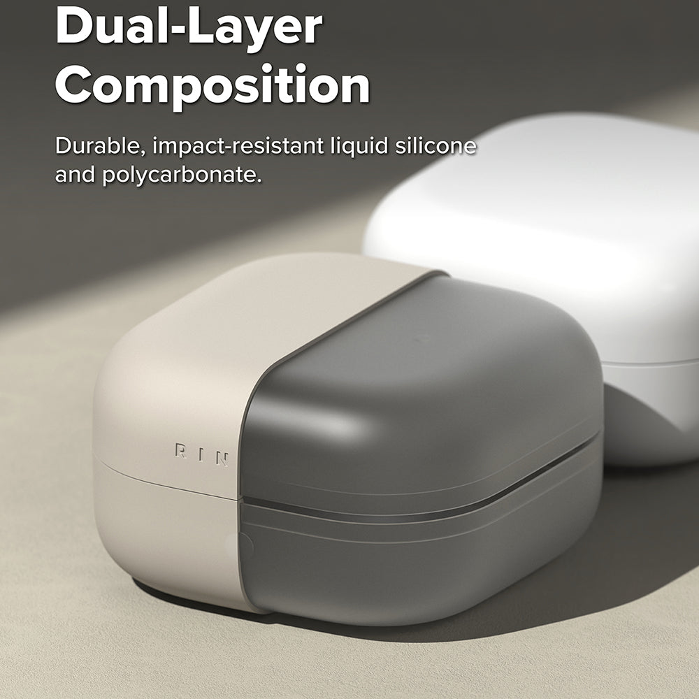 Husa Ringke pentru Samsung Galaxy Buds 4 Pro, Crem