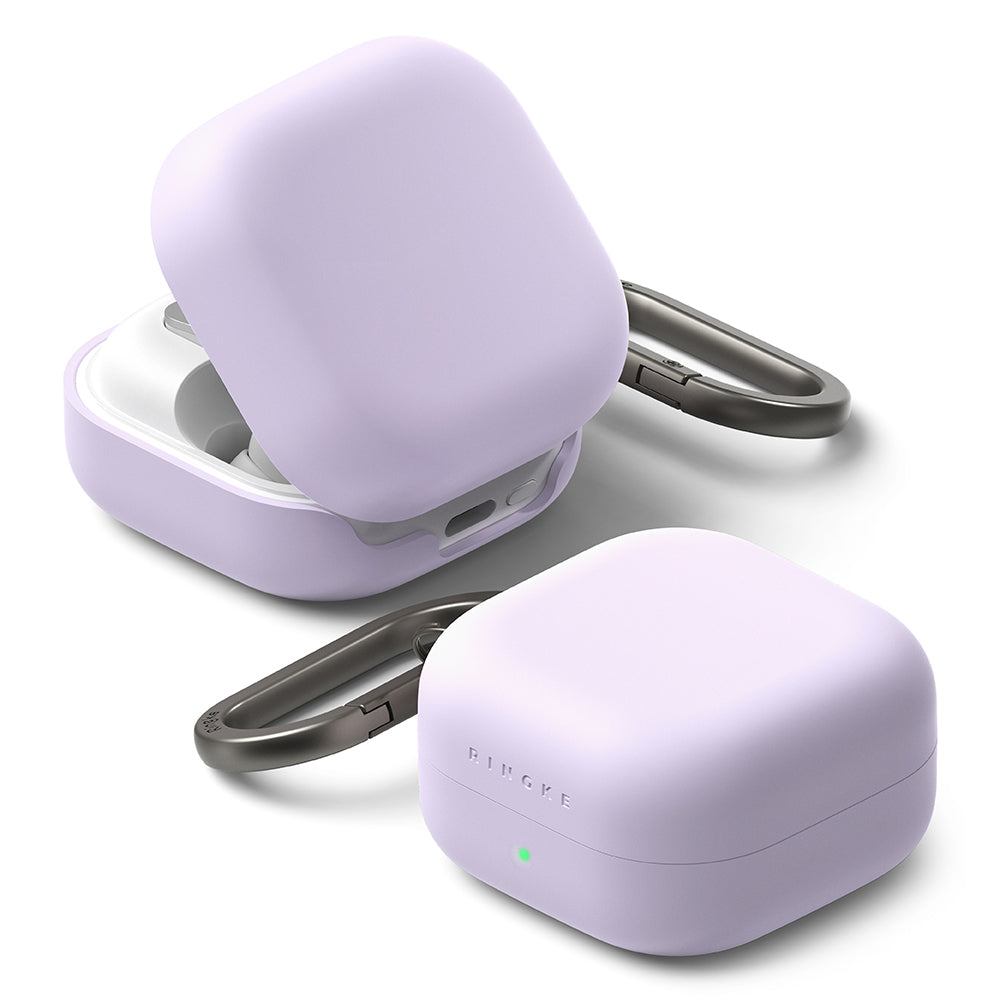 Husa Ringke pentru Samsung Galaxy Buds4 / Buds4 Pro, Mov Deschis