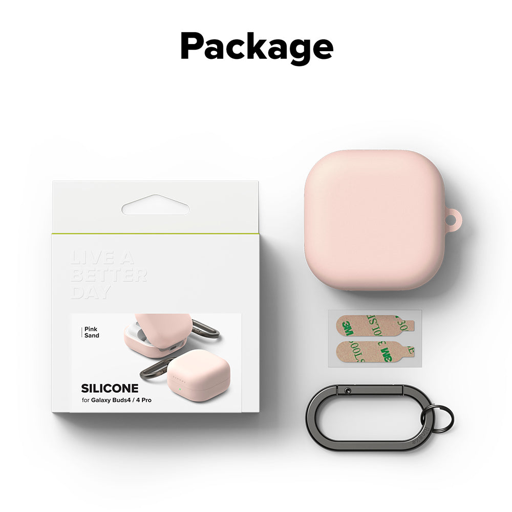 Husa Ringke pentru Samsung Galaxy Buds 4 Pro, Roz