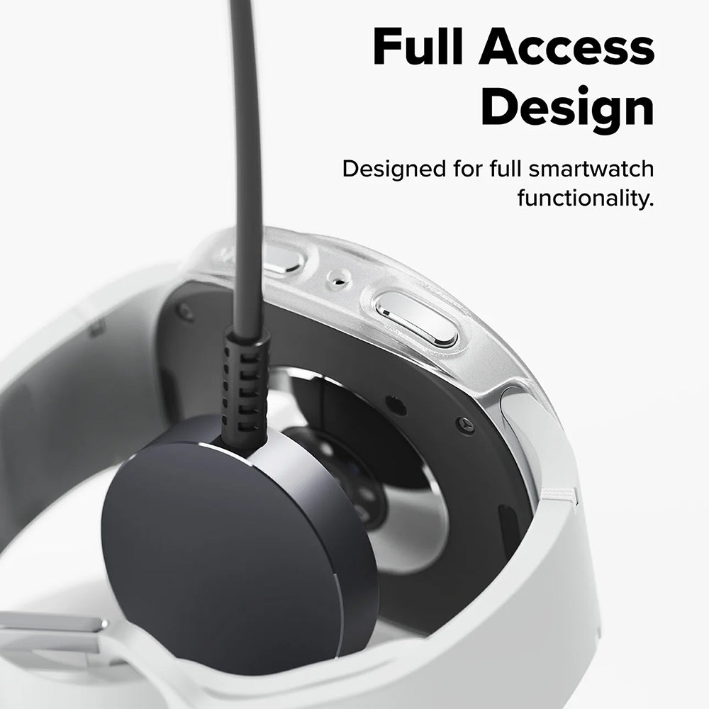 Husa Ringke Slim pentru Samsung Galaxy Watch8 40mm, Set 2 bucati, Transparenta