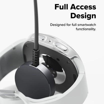 Husa Ringke Slim pentru Samsung Galaxy Watch8 40mm, Set 2 bucati, Transparenta