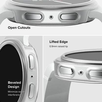 Husa Ringke Slim pentru Samsung Galaxy Watch8 44mm, Set 2 bucati, Transparenta