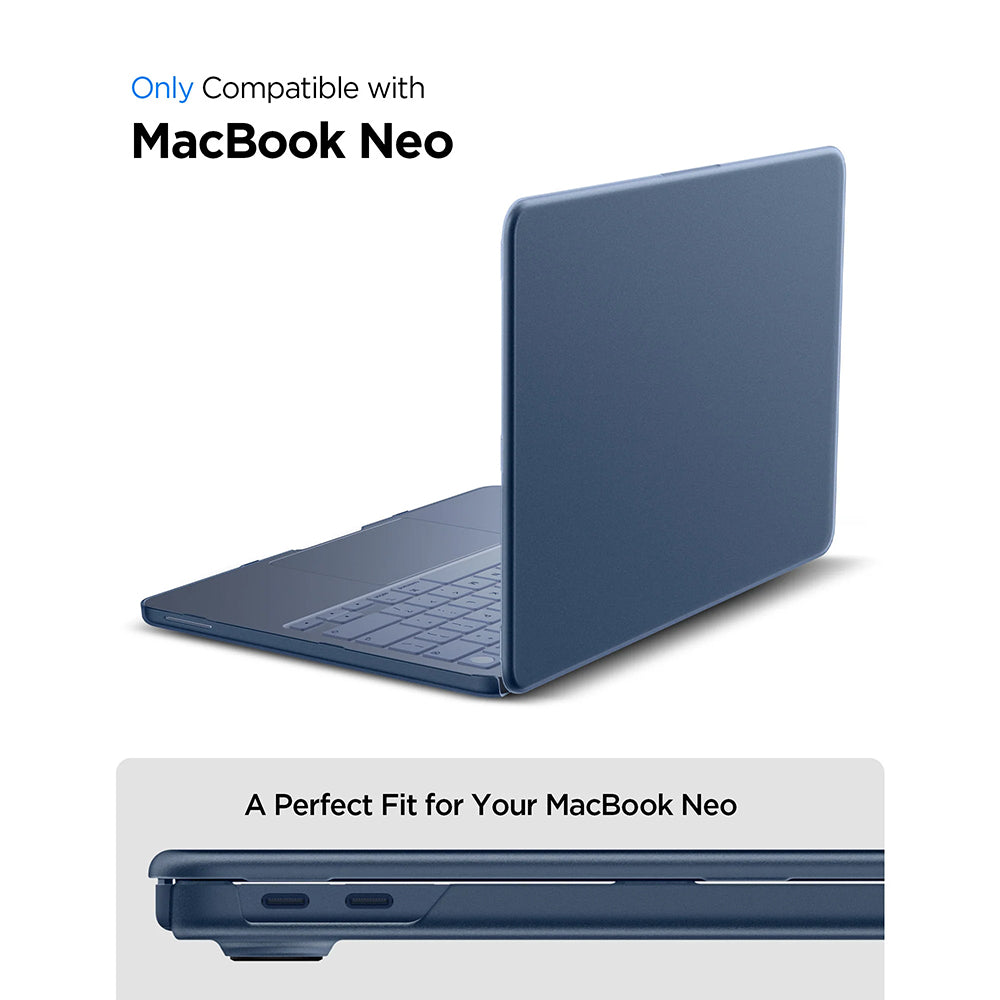 Husa Spigen Airskin pentru Apple MacBook Neo 13inch, Transparenta Satinata ACS11543
