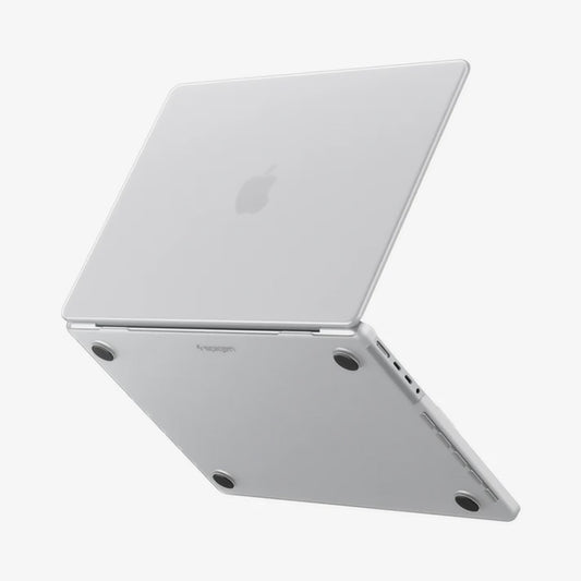 Husa Spigen Airskin pentru Apple MacBook Pro 16inch (2026) / (2024) / (2023) / (2021), Transparenta Satinata ACS11526