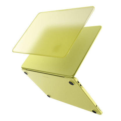 Husa Spigen Airskin pentru Apple MacBook Neo 13inch, Galbena Satinata ACS11544