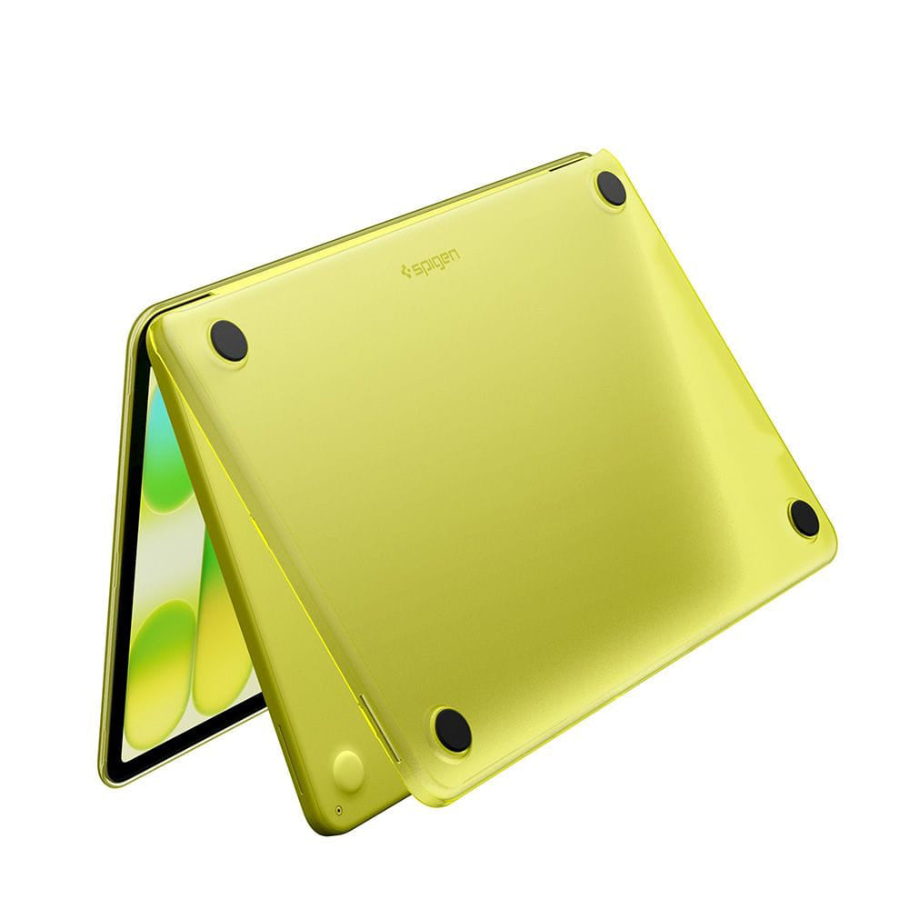Husa Spigen Airskin pentru Apple MacBook Neo 13inch, Galbena Satinata ACS11544