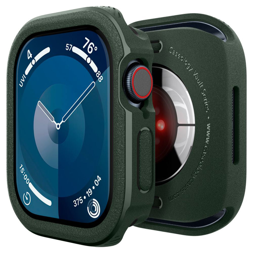 Curea Spigen Caseology Vault pentru Apple Watch Series 10 / 11 46mm, Verde