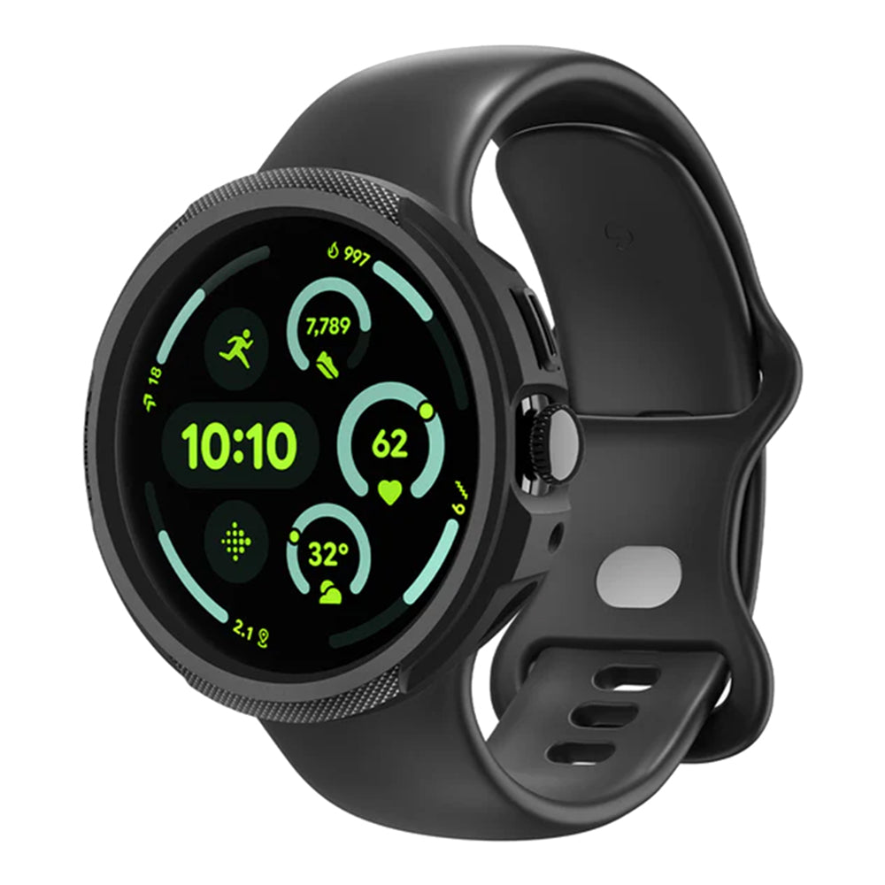 Husa Spigen Liquid Air pentru Google Pixel Watch 4 45mm, Neagra Mata ACS11222
