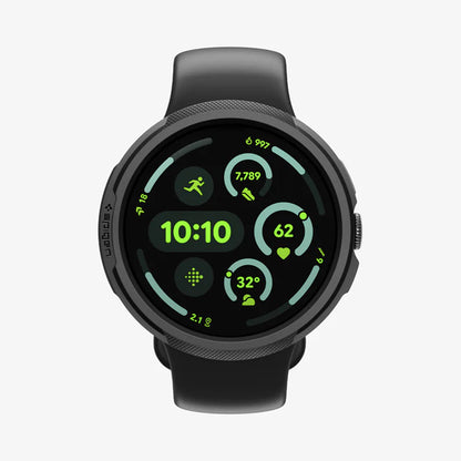Husa Spigen Liquid Air pentru Google Pixel Watch 4 45mm, Neagra Mata ACS11222
