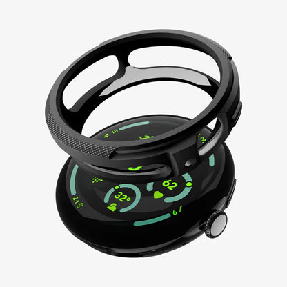 Husa Spigen Liquid Air pentru Google Pixel Watch 4 45mm, Neagra Mata ACS11222
